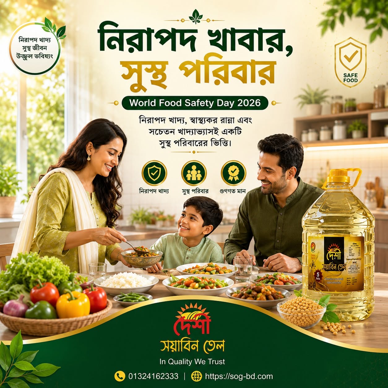 নিরাপদ খাবার, সুস্থ পরিবার